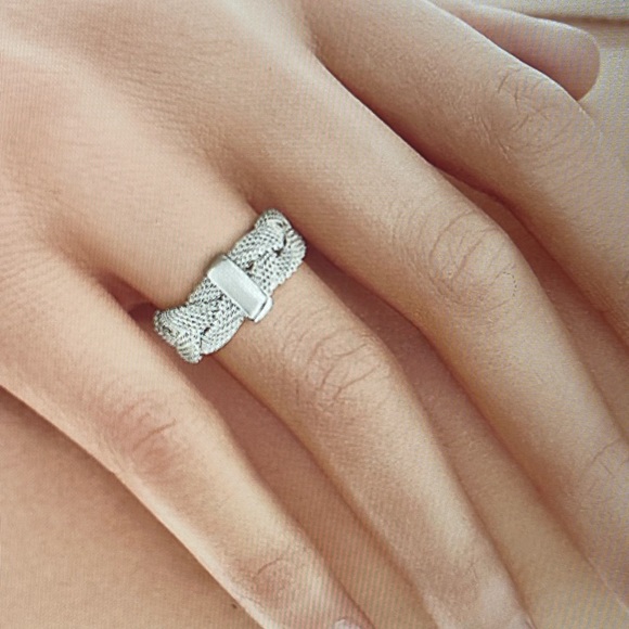 Tiffany & Co. Jewelry - Tiffany sterling silver ring size 8
